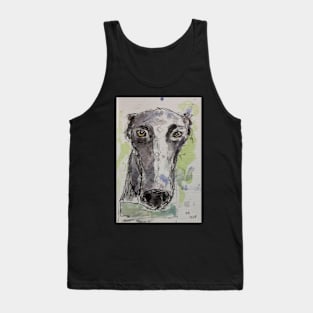 Greyhound portrait Tank Top